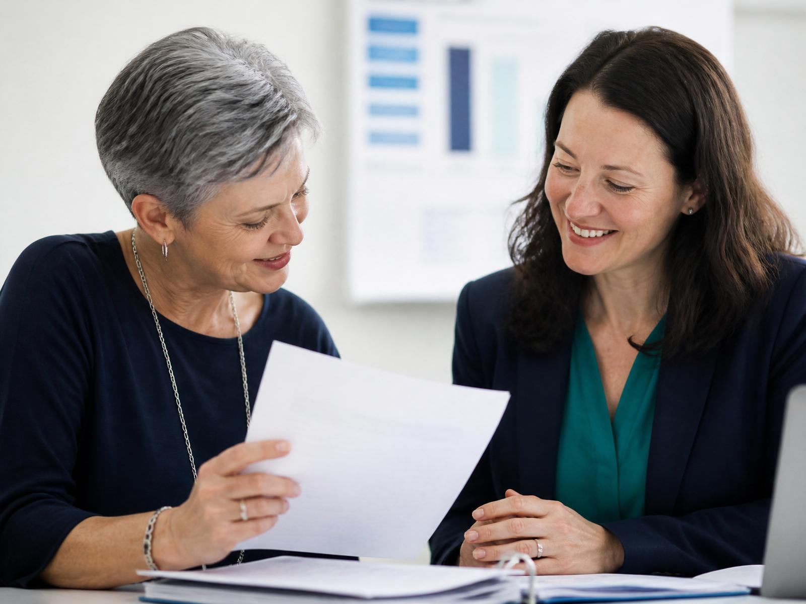 Researcher analyzing real-world evidence outputs